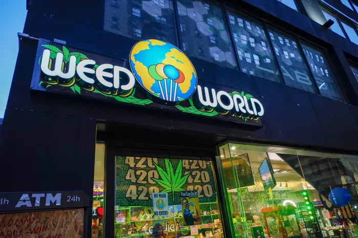 Weed World in Times Square